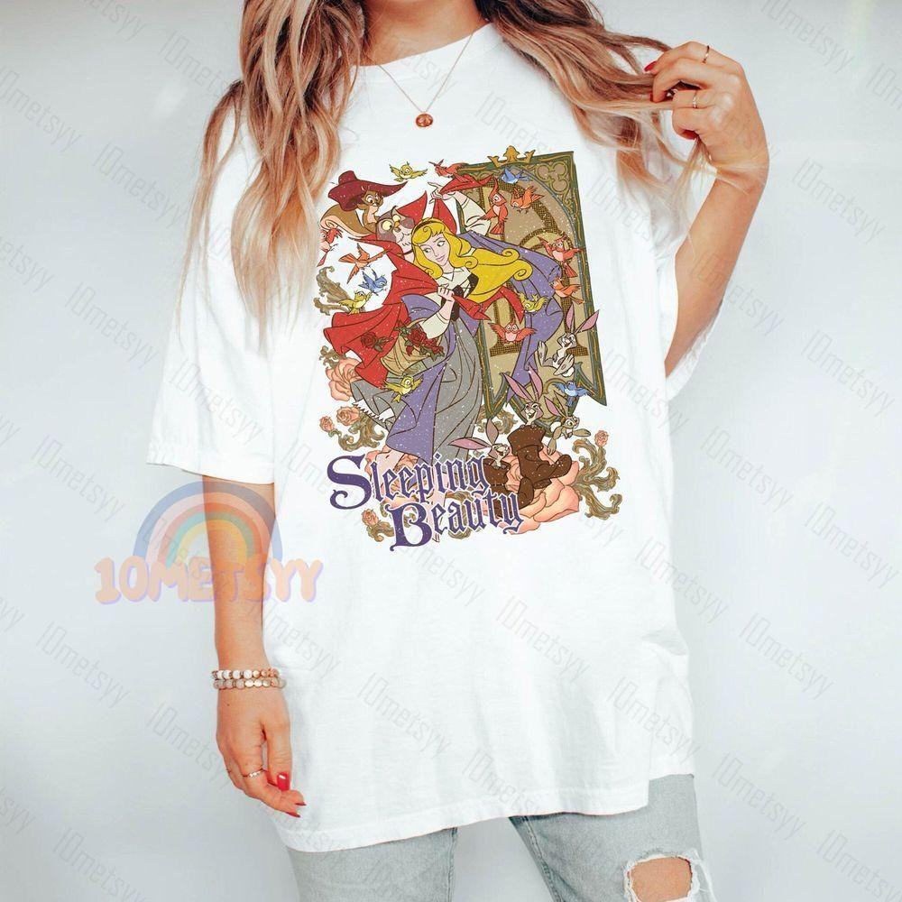 Princess Sleeping Beauty Aurora Once Upon Dream Retro Disney Vuitino Apparel